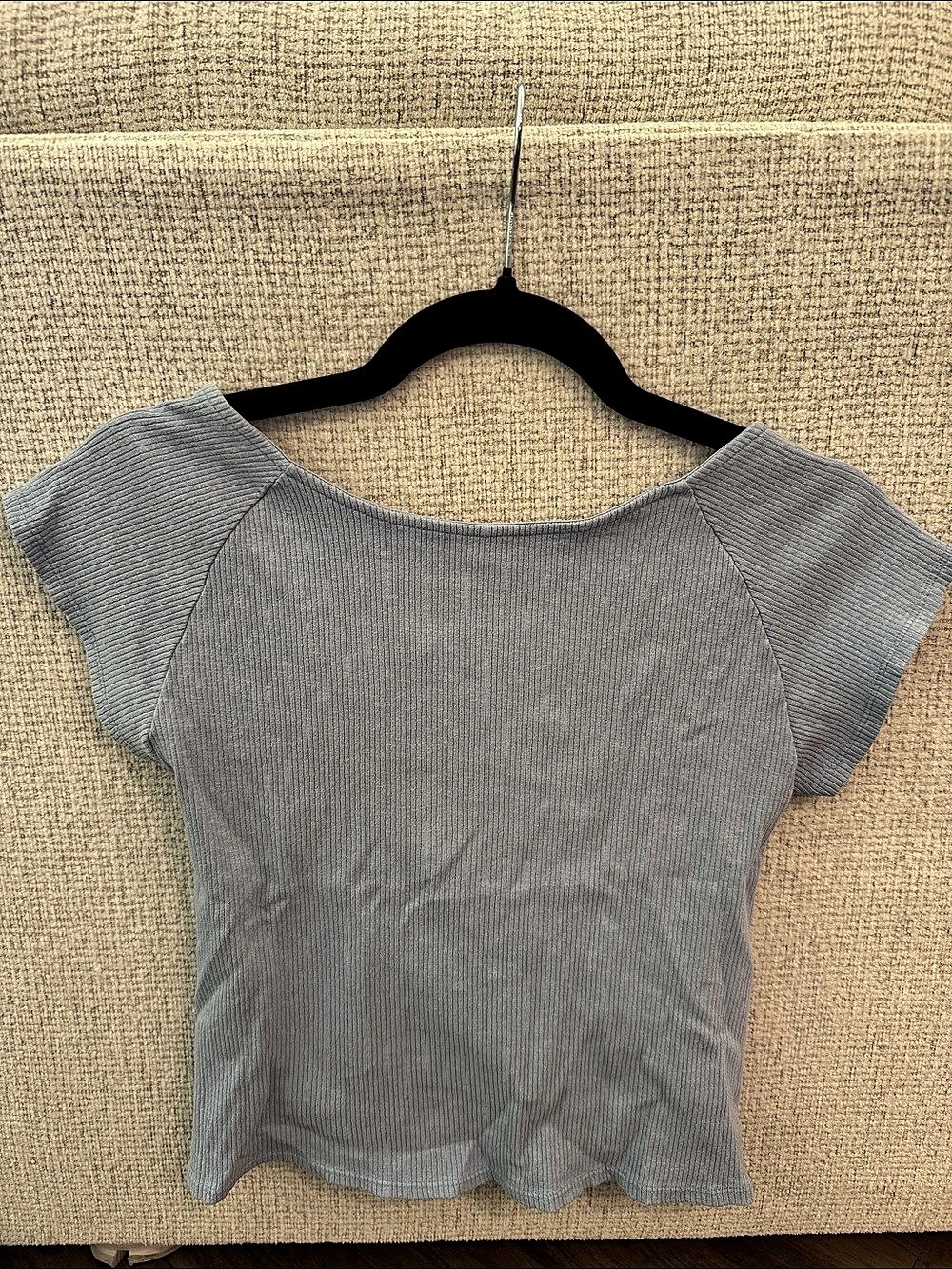 Light blue Short Sleeve Top